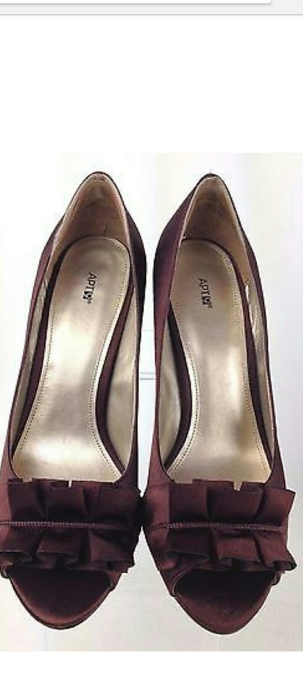 Satin, Peep toe Heels